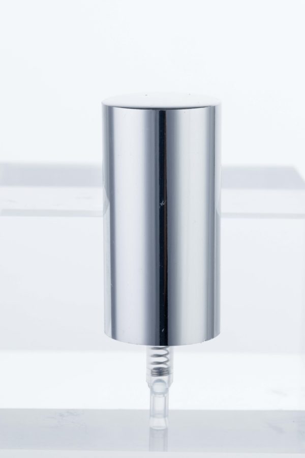 0.12ml 18_410 silver aluminum fine mist sprayer with full cap